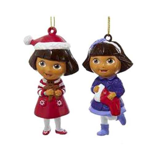 Dora the Explorer Blow Mold Ornament Set